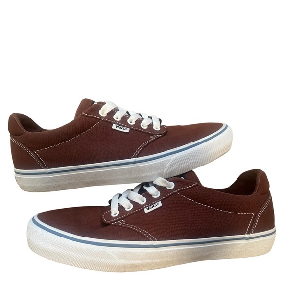 Vans Men's Brown Canvas Sneakers - Picture 2 of 6